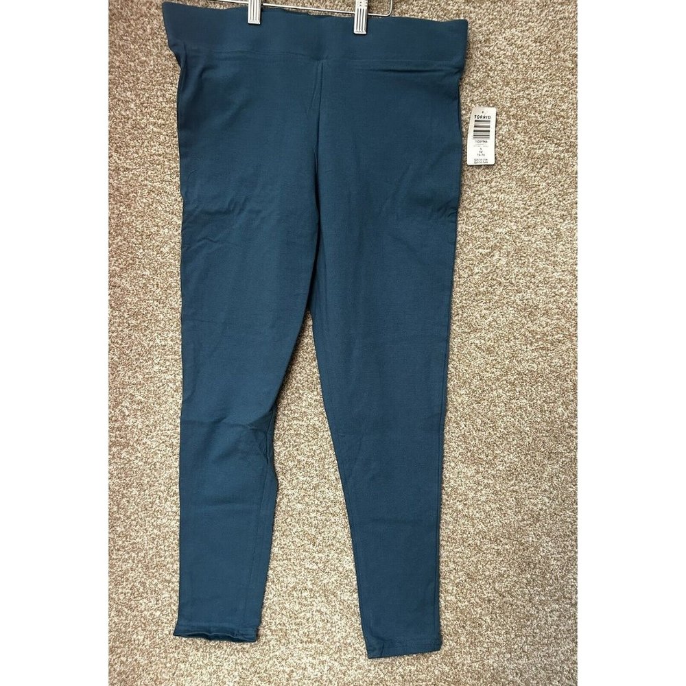 Torrid Midnight Blue Full Length Cotton Leggings Size 1XL